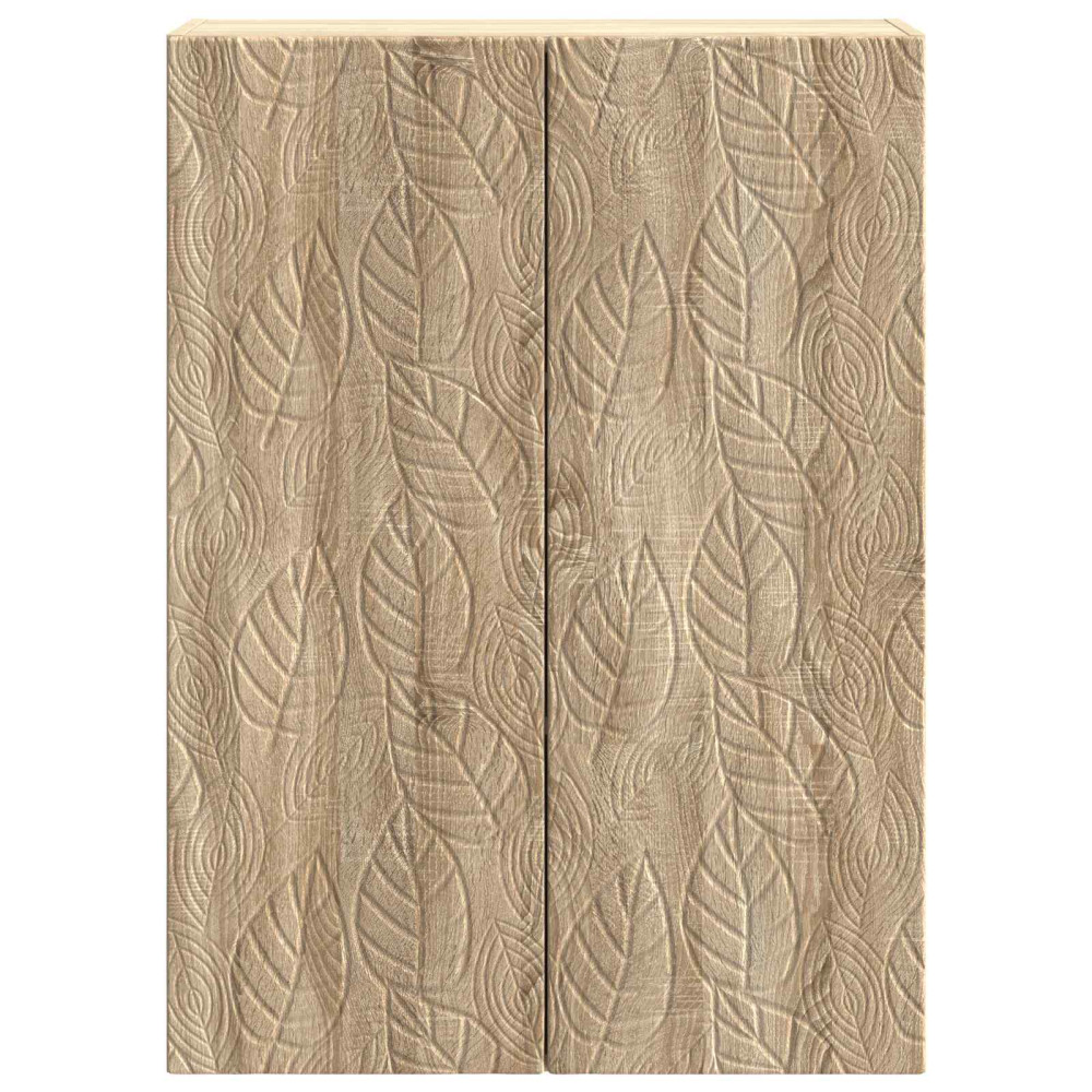 Produktbild för Väggmonterat skåp Sonoma-ek 66 x 34,5 x 90 cm Konstruerat trä