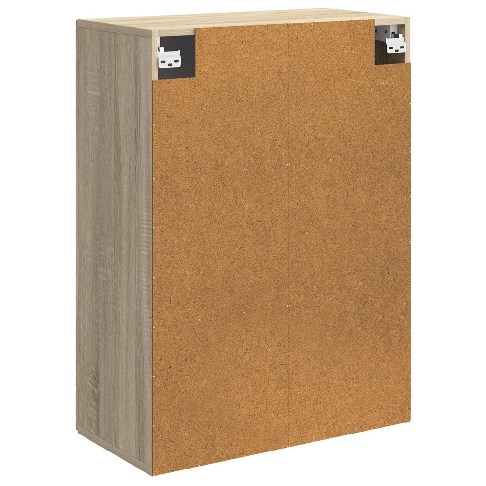Produktbild för Väggmonterat skåp Sonoma-ek 66 x 34,5 x 90 cm Konstruerat trä