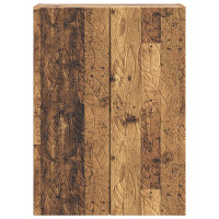 Produktbild för Väggmonterat skåp Gammalt trä 66 x 34,5 x 90 cm Konstruerat trä