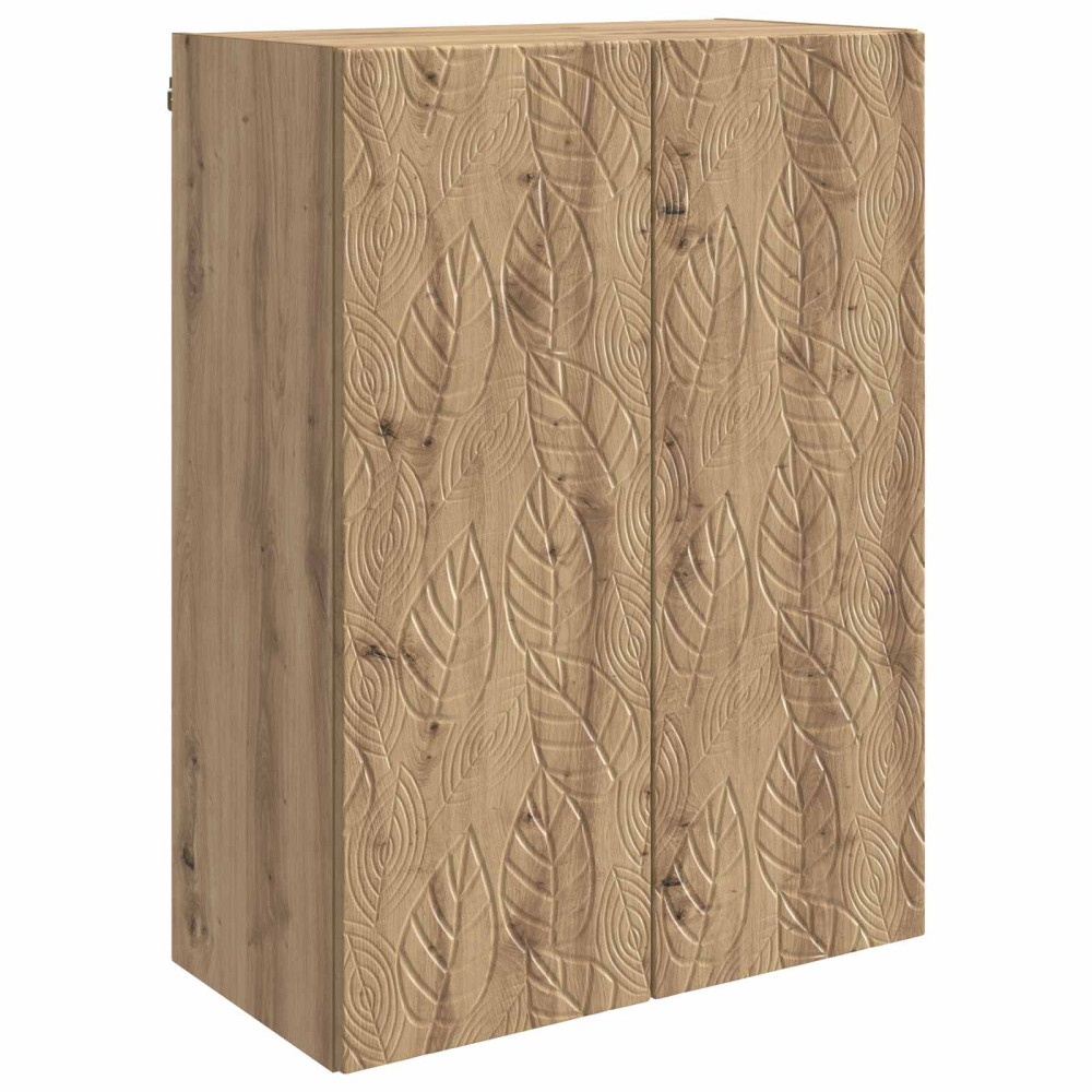 Produktbild för Väggmonterat skåp Artisan-ek 66 x 34,5 x 90 cm Konstruerat trä