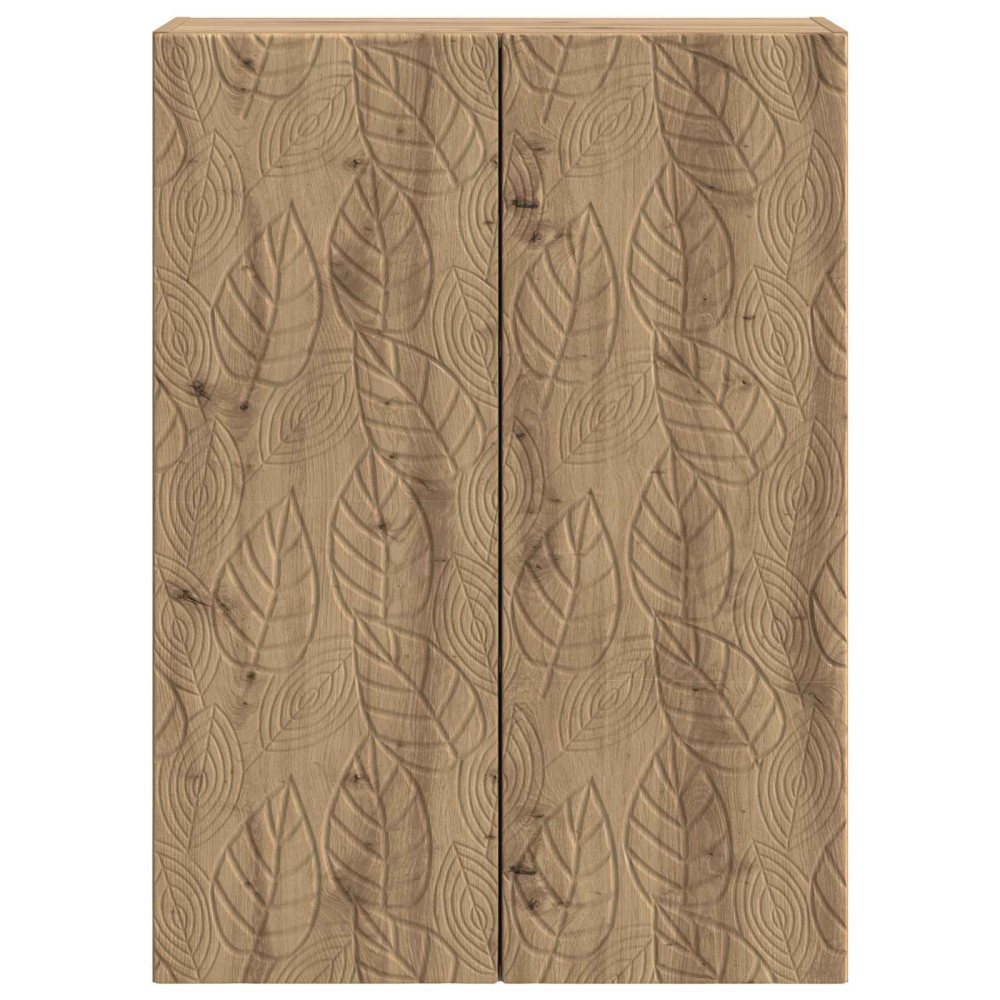 Produktbild för Väggmonterat skåp Artisan-ek 66 x 34,5 x 90 cm Konstruerat trä