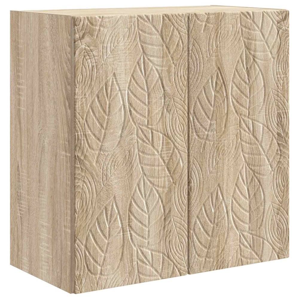 Produktbild för Väggmonterat skåp Sonoma-ek 59 x 31 x 60 cm Konstruerat trä