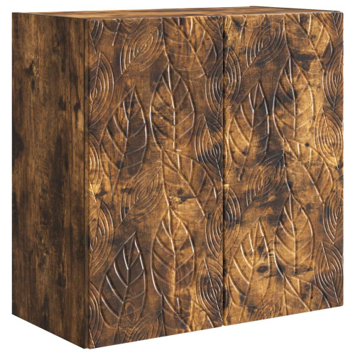 vidaXL Väggmonterat skåp Rökt ek 59 x 31 x 60 cm Konstruerat trä