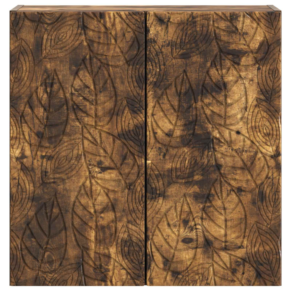 Produktbild för Väggmonterat skåp Rökt ek 59 x 31 x 60 cm Konstruerat trä