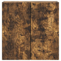 Produktbild för Väggmonterat skåp Rökt ek 59 x 31 x 60 cm Konstruerat trä