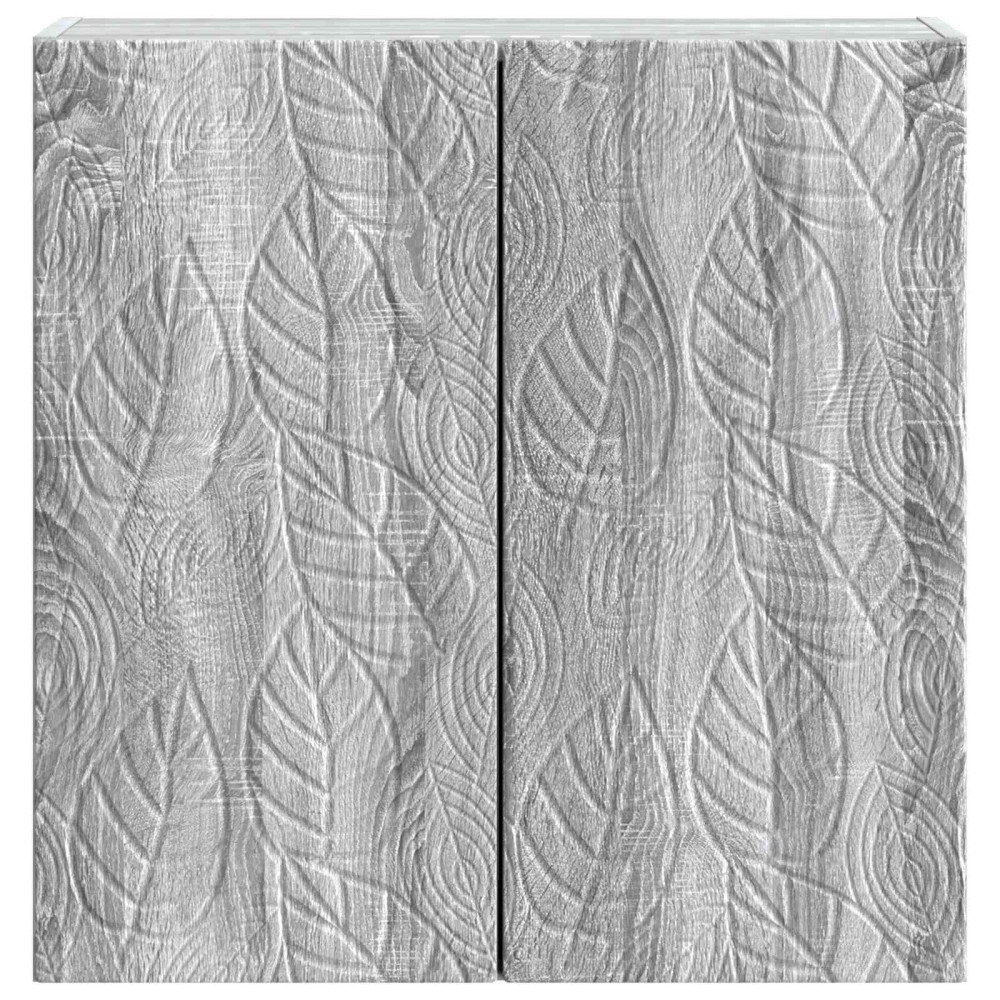 Produktbild för Väggmonterat skåp Grå Sonoma 59 x 31 x 60 cm Konstruerat trä