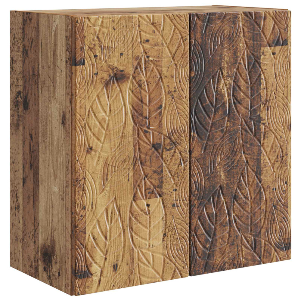 Produktbild för Väggmonterat skåp Gammalt trä 59 x 31 x 60 cm Konstruerat trä