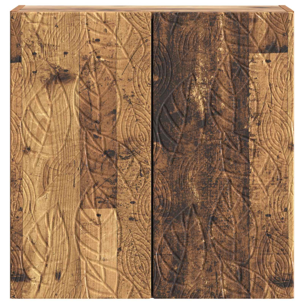 Produktbild för Väggmonterat skåp Gammalt trä 59 x 31 x 60 cm Konstruerat trä
