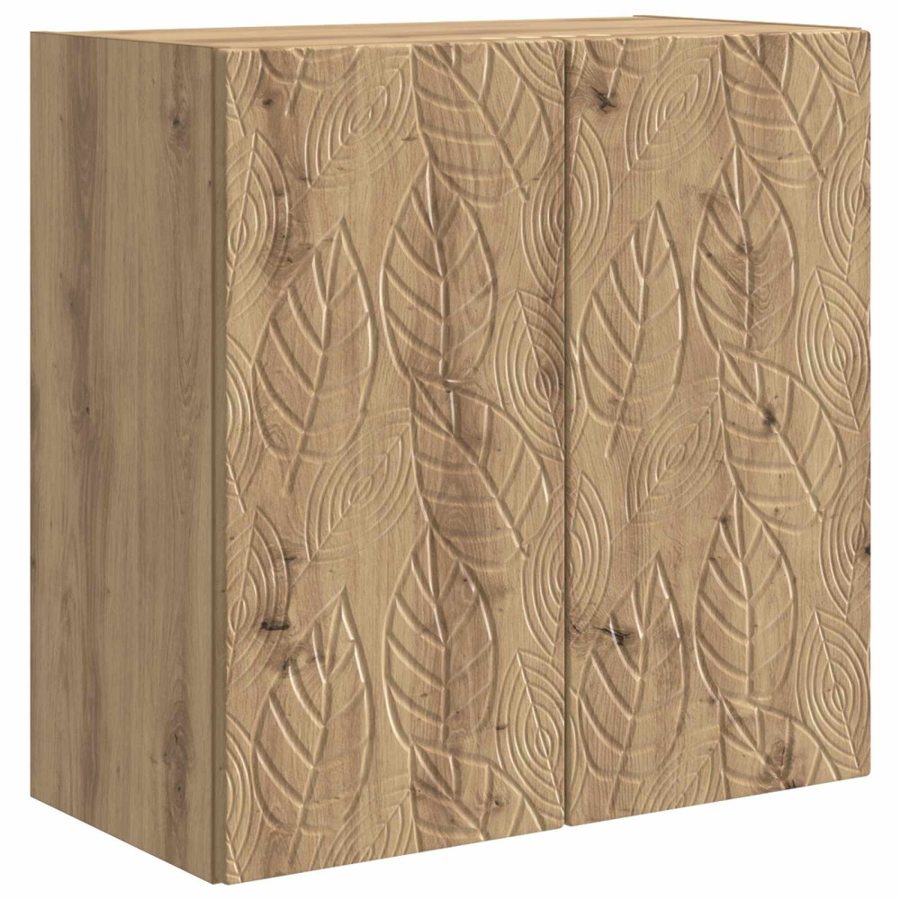 Produktbild för Väggmonterat skåp Artisan-ek 59 x 31 x 60 cm Konstruerat trä