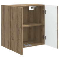 Produktbild för Väggmonterat skåp Artisan-ek 59 x 31 x 60 cm Konstruerat trä
