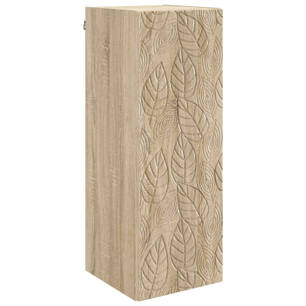 Produktbild för Väggmonterat skåp Sonoma-ek 33 x 34,5 x 90 cm Konstruerat trä
