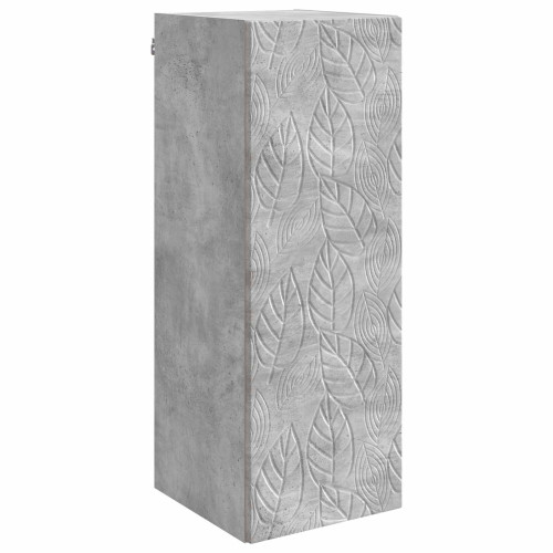vidaXL Väggmonterat skåp Betonggrå 33 x 34,5 x 90 cm Konstruerat trä