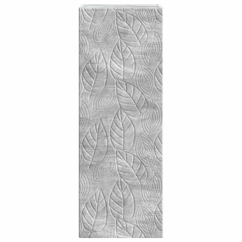 Produktbild för Väggmonterat skåp Betonggrå 33 x 34,5 x 90 cm Konstruerat trä