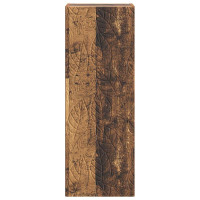 Produktbild för Väggmonterat skåp Gammalt trä 33 x 34,5 x 90 cm Konstruerat trä