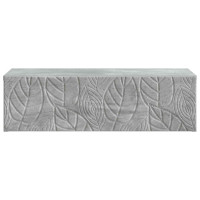 Produktbild för Väggmonterad sidobord Betonggrå 59 x 34,5 x 17 cm