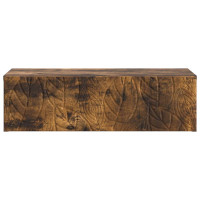 Produktbild för Väggmonterad sidobord Rökt ek 59 x 34,5 x 17 cm Konstruerat trä