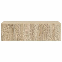 Produktbild för Väggmonterad sidobord Sonoma-ek 87,5 x 34,5 x 17 cm
