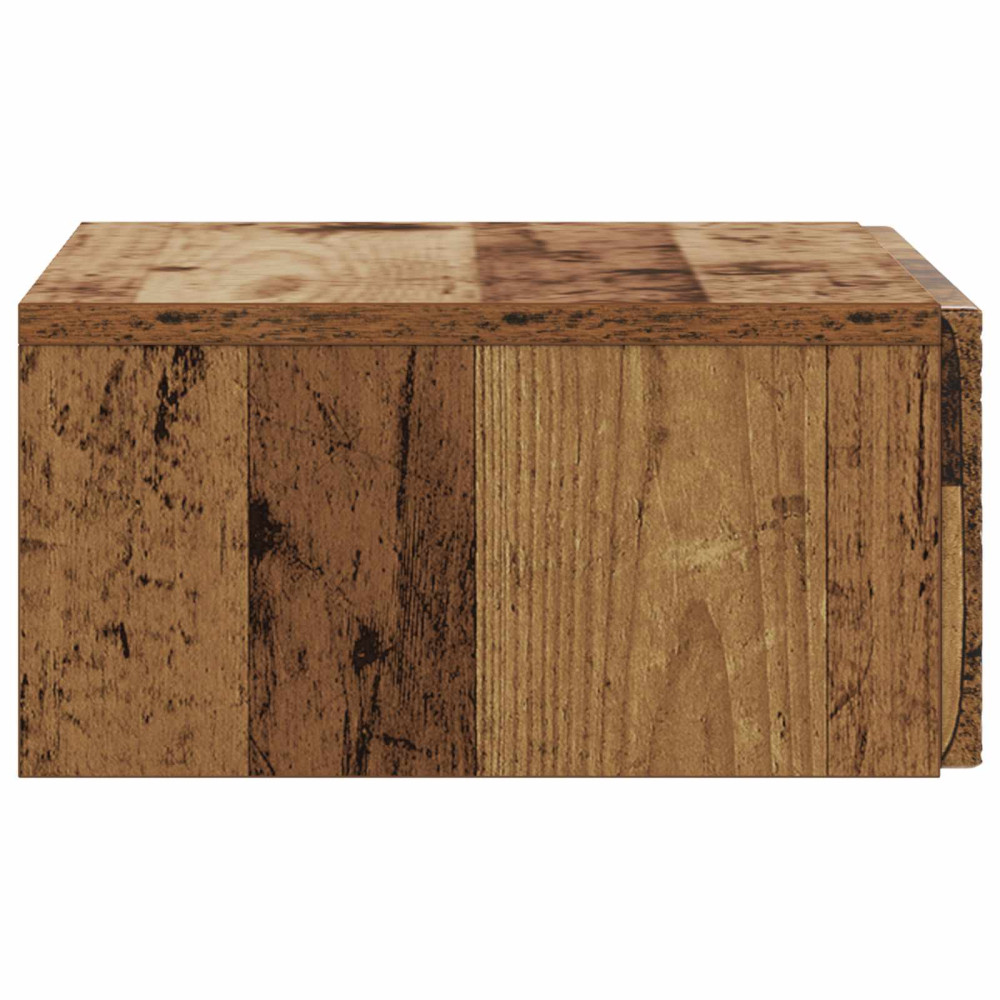 Produktbild för Väggmonterad sidobord Gammalt trä 87,5 x 34,5 x 17 cm
