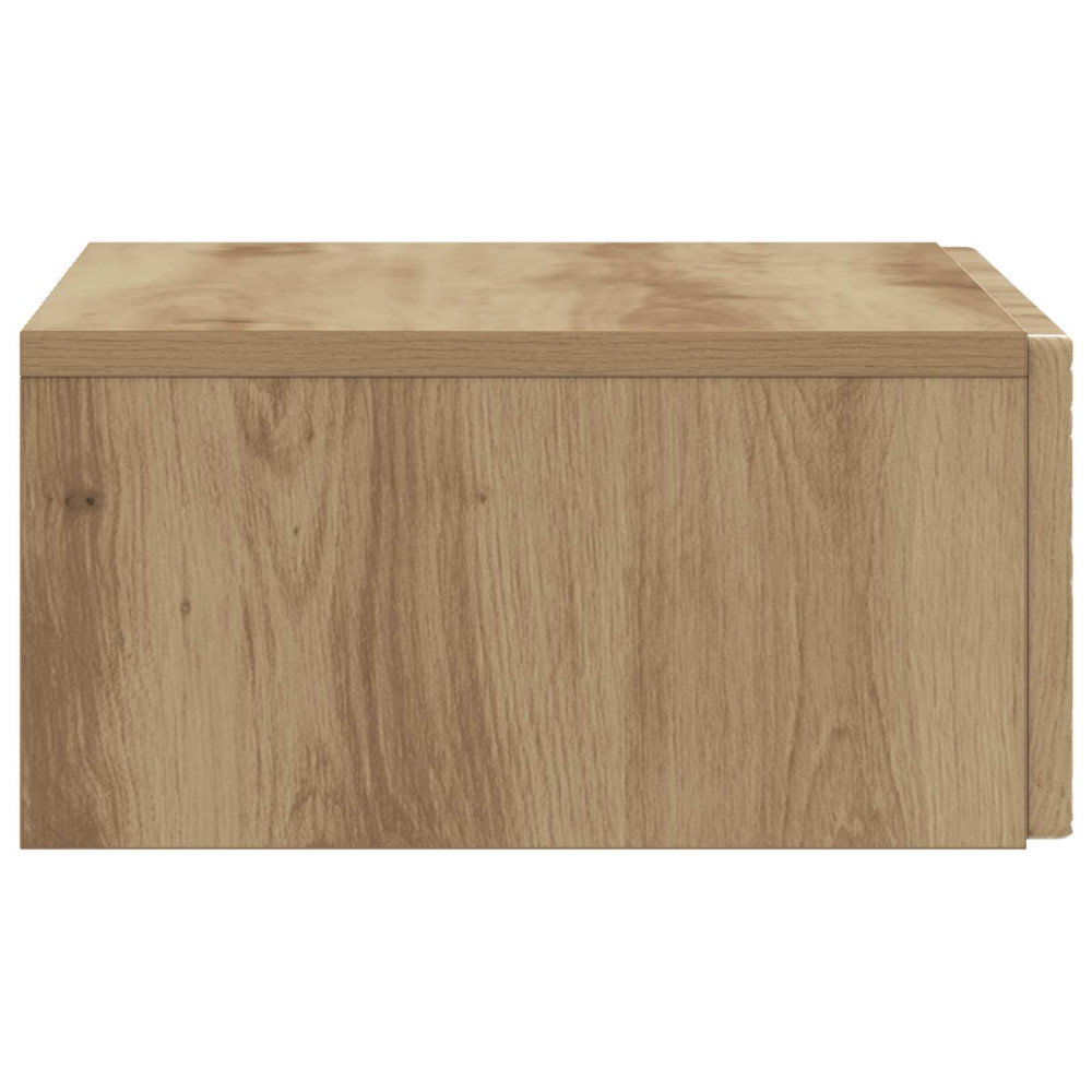 Produktbild för Väggmonterad sidobord Artisan-ek 87,5 x 34,5 x 17 cm