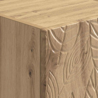 Produktbild för Väggmonterad sidobord Artisan-ek 87,5 x 34,5 x 17 cm