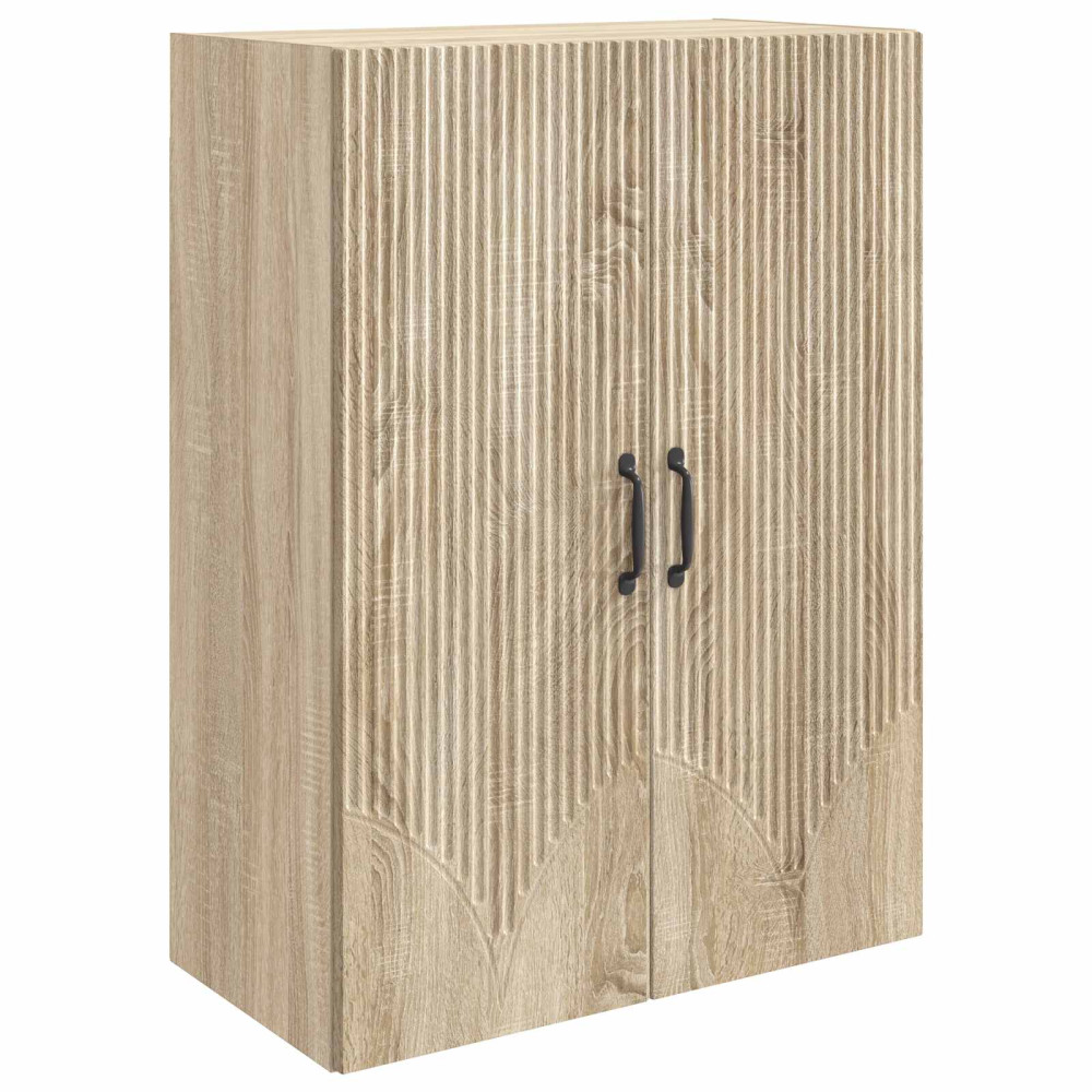 Produktbild för Väggmonterat skåp Sonoma-ek 66 x 34,5 x 90 cm Konstruerat trä