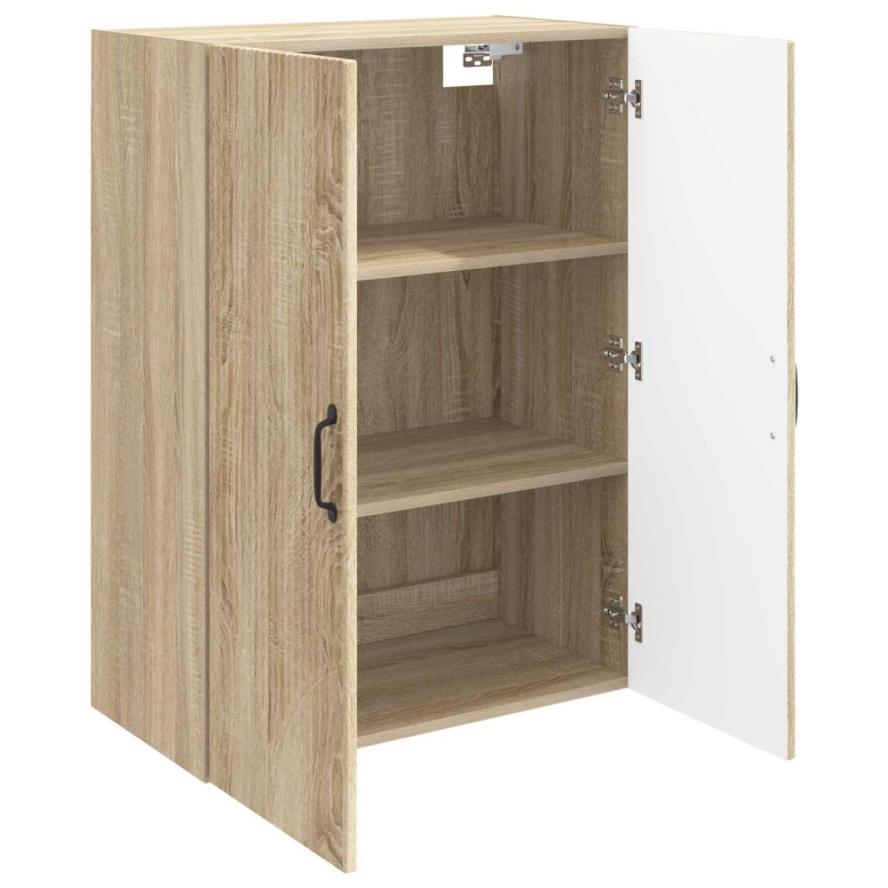 Produktbild för Väggmonterat skåp Sonoma-ek 66 x 34,5 x 90 cm Konstruerat trä