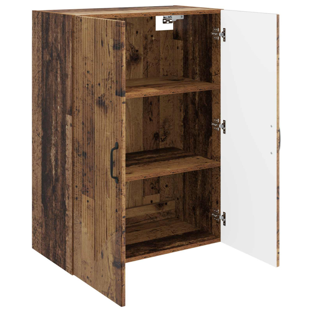 Produktbild för Väggmonterat skåp Gammalt trä 66 x 34,5 x 90 cm Konstruerat trä