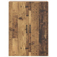 Produktbild för Väggmonterat skåp Gammalt trä 66 x 34,5 x 90 cm Konstruerat trä