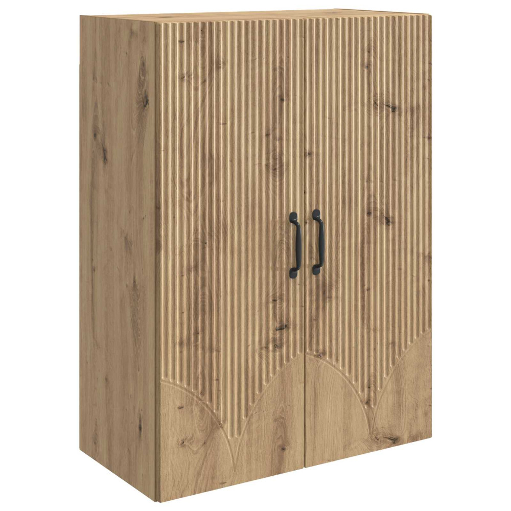 Produktbild för Väggmonterat skåp Artisan-ek 66 x 34,5 x 90 cm Konstruerat trä