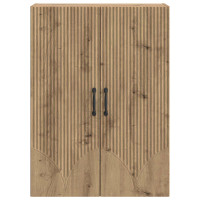 Produktbild för Väggmonterat skåp Artisan-ek 66 x 34,5 x 90 cm Konstruerat trä