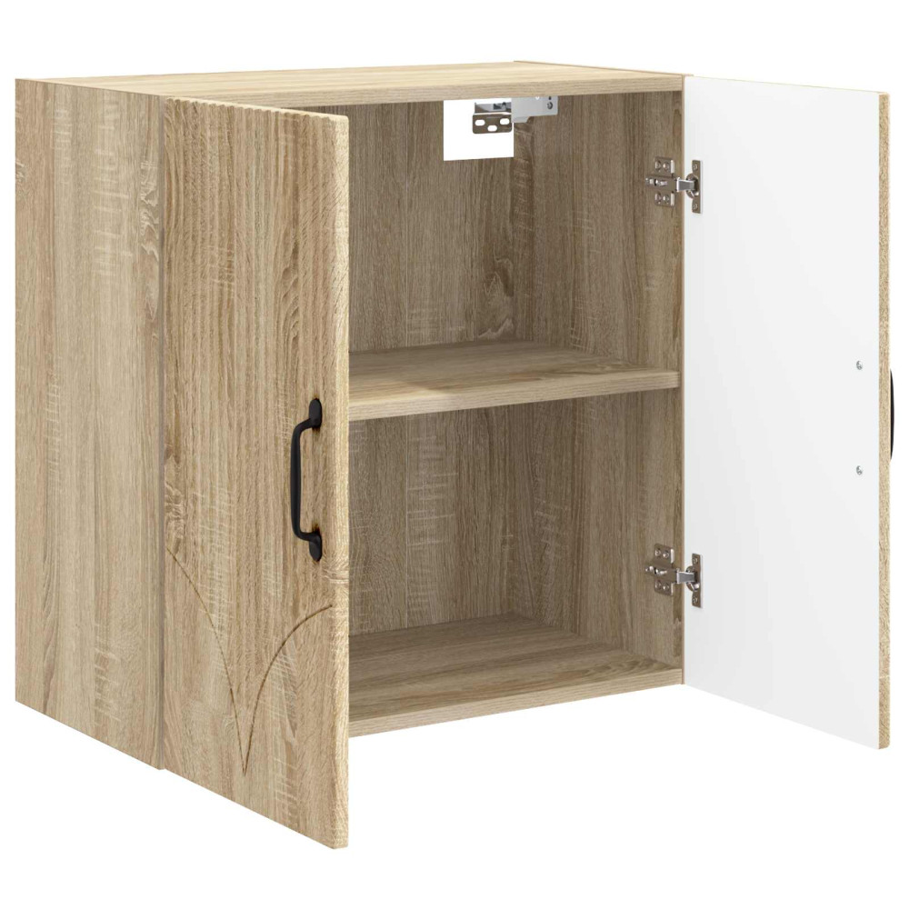 Produktbild för Väggmonterat skåp Sonoma-ek 59 x 31 x 60 cm Konstruerat trä