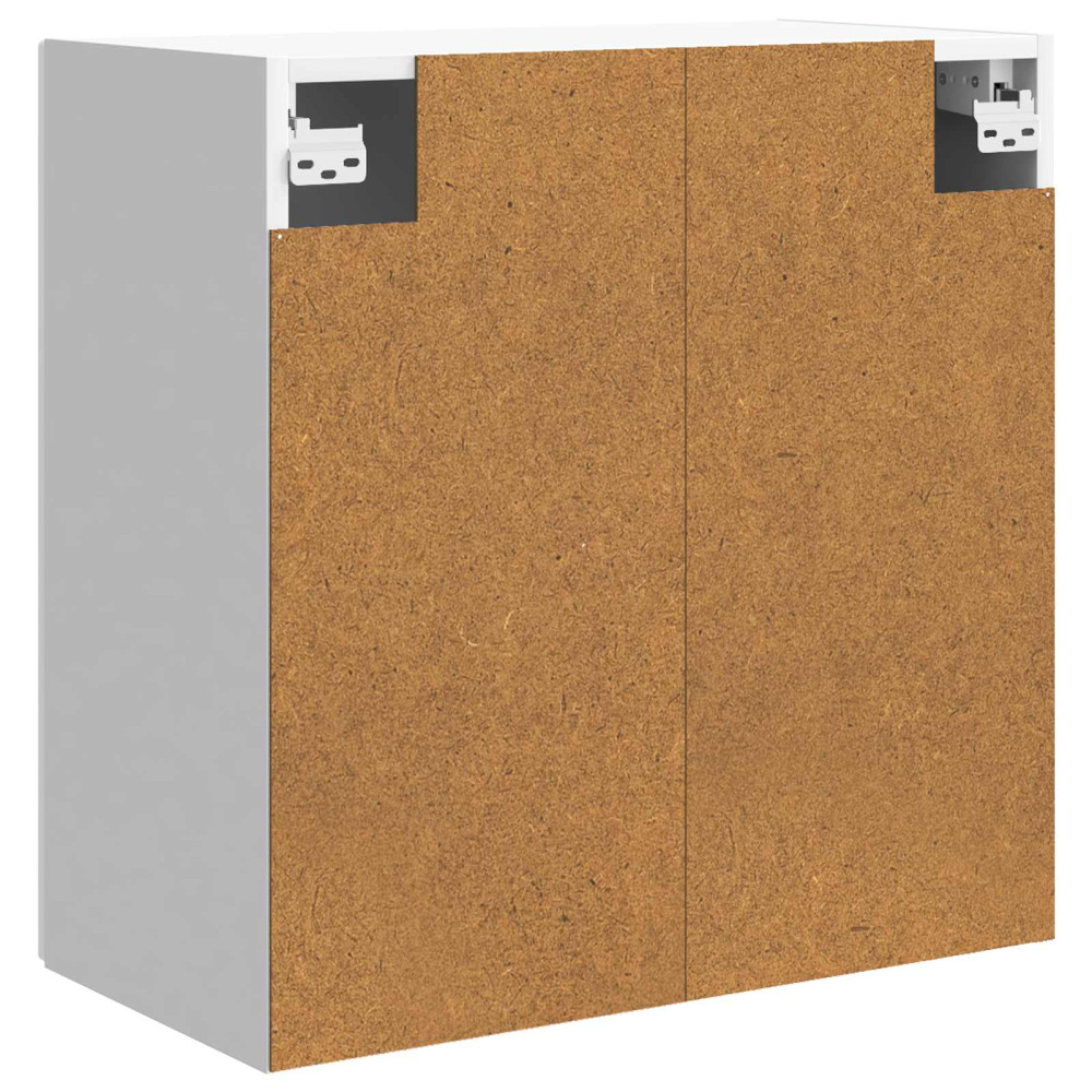 Produktbild för Väggmonterat skåp Vit högglans 59 x 31 x 60 cm Konstruerat trä