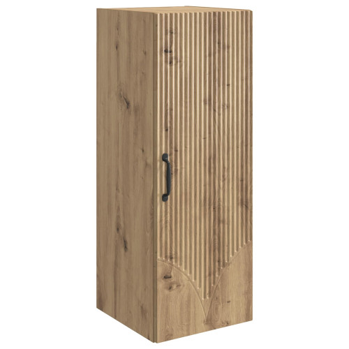 vidaXL Väggmonterat skåp Artisan-ek 33 x 34,5 x 90 cm Konstruerat trä