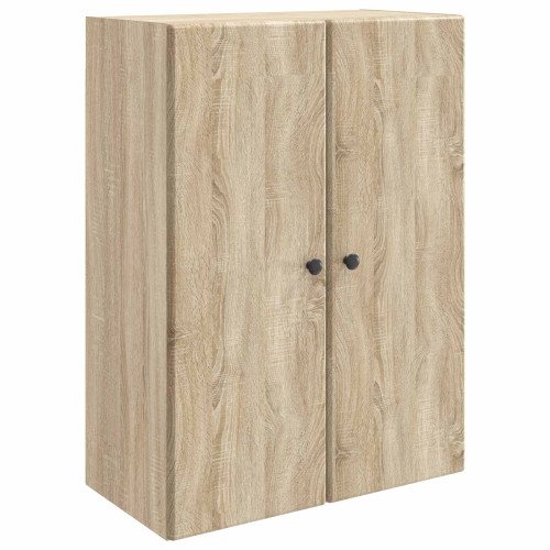 vidaXL Väggmonterat skåp Sonoma-ek 66 x 34,5 x 90 cm Konstruerat trä