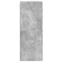 Produktbild för Väggmonterat skåp Betonggrå 66 x 34,5 x 90 cm Konstruerat trä