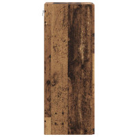 Produktbild för Väggmonterat skåp Gammalt trä 66 x 34,5 x 90 cm Konstruerat trä