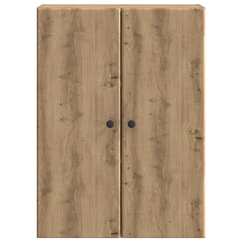 Produktbild för Väggmonterat skåp Artisan-ek 66 x 34,5 x 90 cm Konstruerat trä