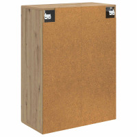 Produktbild för Väggmonterat skåp Artisan-ek 66 x 34,5 x 90 cm Konstruerat trä