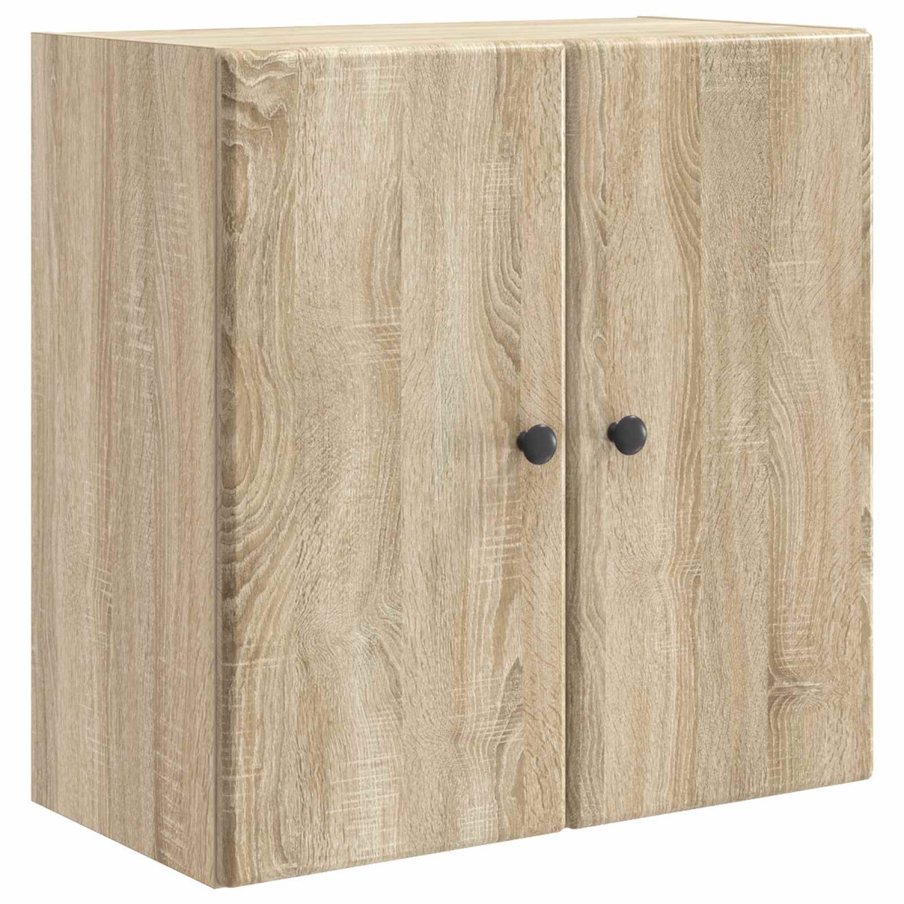 Produktbild för Väggmonterat skåp Sonoma-ek 59 x 31 x 60 cm Konstruerat trä