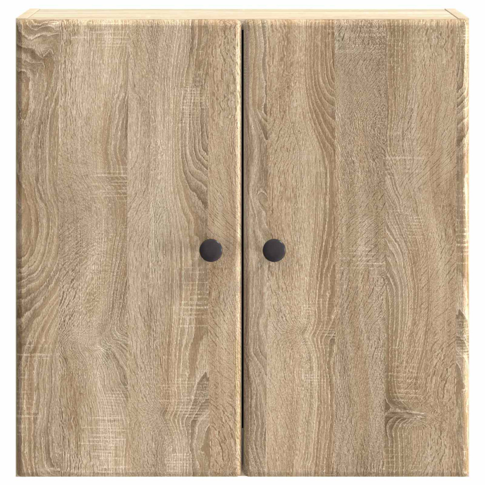 Produktbild för Väggmonterat skåp Sonoma-ek 59 x 31 x 60 cm Konstruerat trä