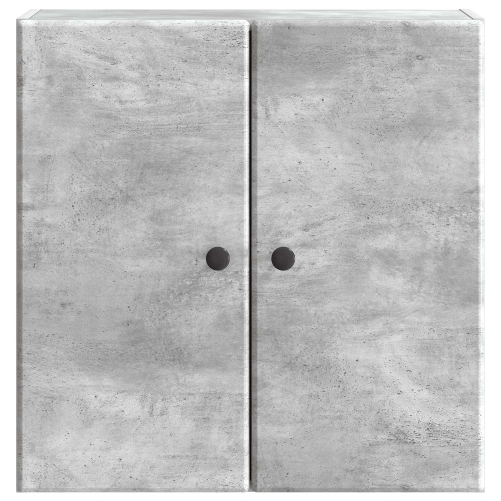 Produktbild för Väggmonterat skåp Betonggrå 59 x 31 x 60 cm Konstruerat trä