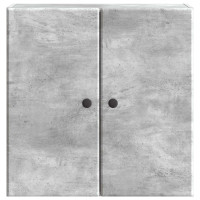 Produktbild för Väggmonterat skåp Betonggrå 59 x 31 x 60 cm Konstruerat trä