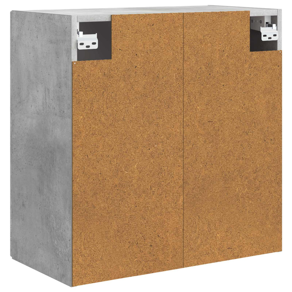 Produktbild för Väggmonterat skåp Betonggrå 59 x 31 x 60 cm Konstruerat trä