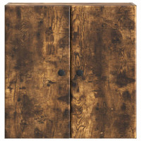 Produktbild för Väggmonterat skåp Rökt ek 59 x 31 x 60 cm Konstruerat trä