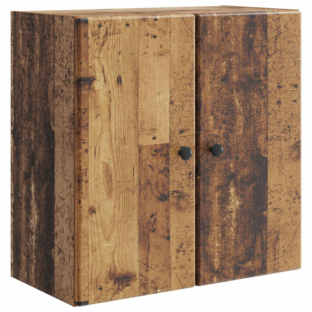 Produktbild för Väggmonterat skåp Gammalt trä 59 x 31 x 60 cm Konstruerat trä