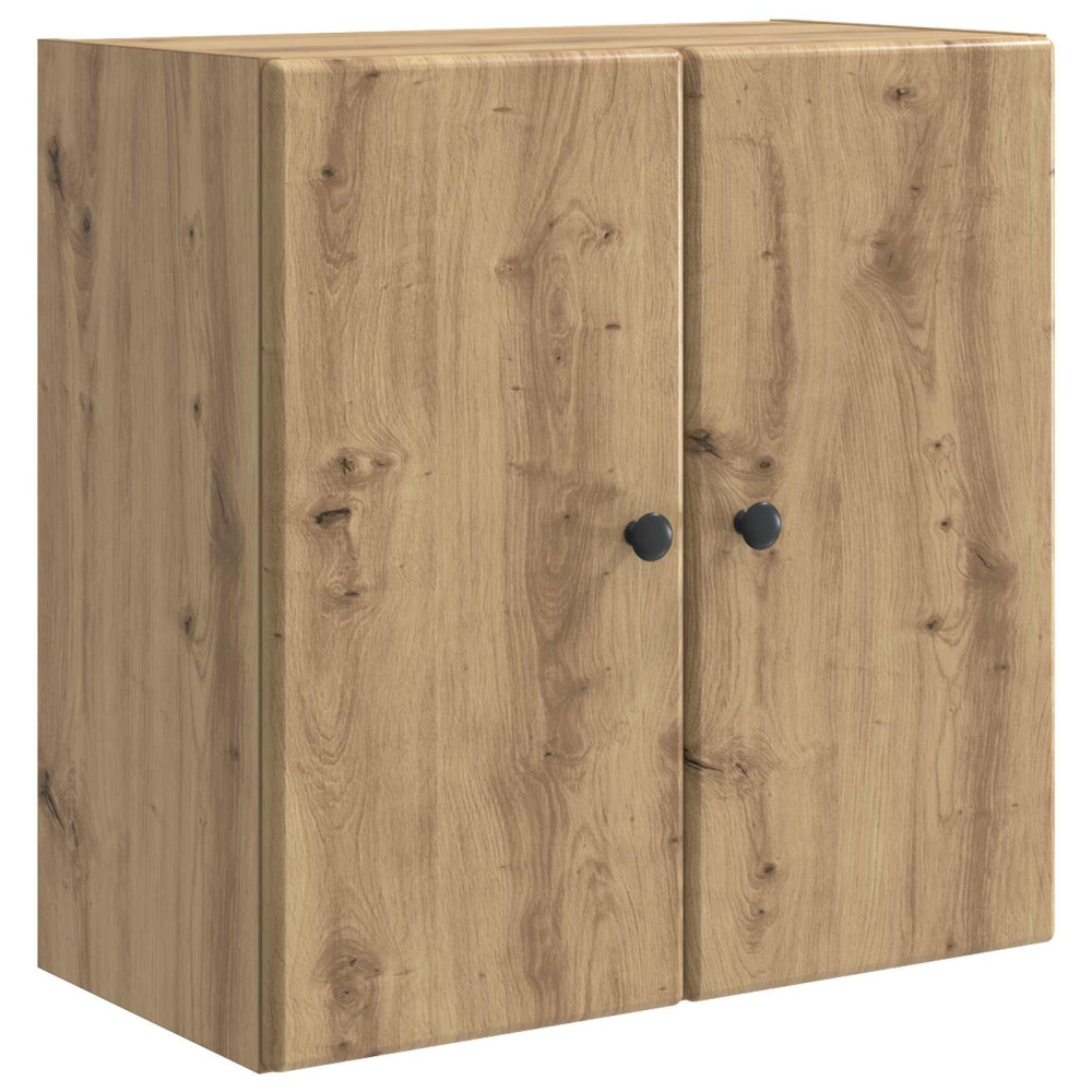 Produktbild för Väggmonterat skåp Artisan-ek 59 x 31 x 60 cm Konstruerat trä