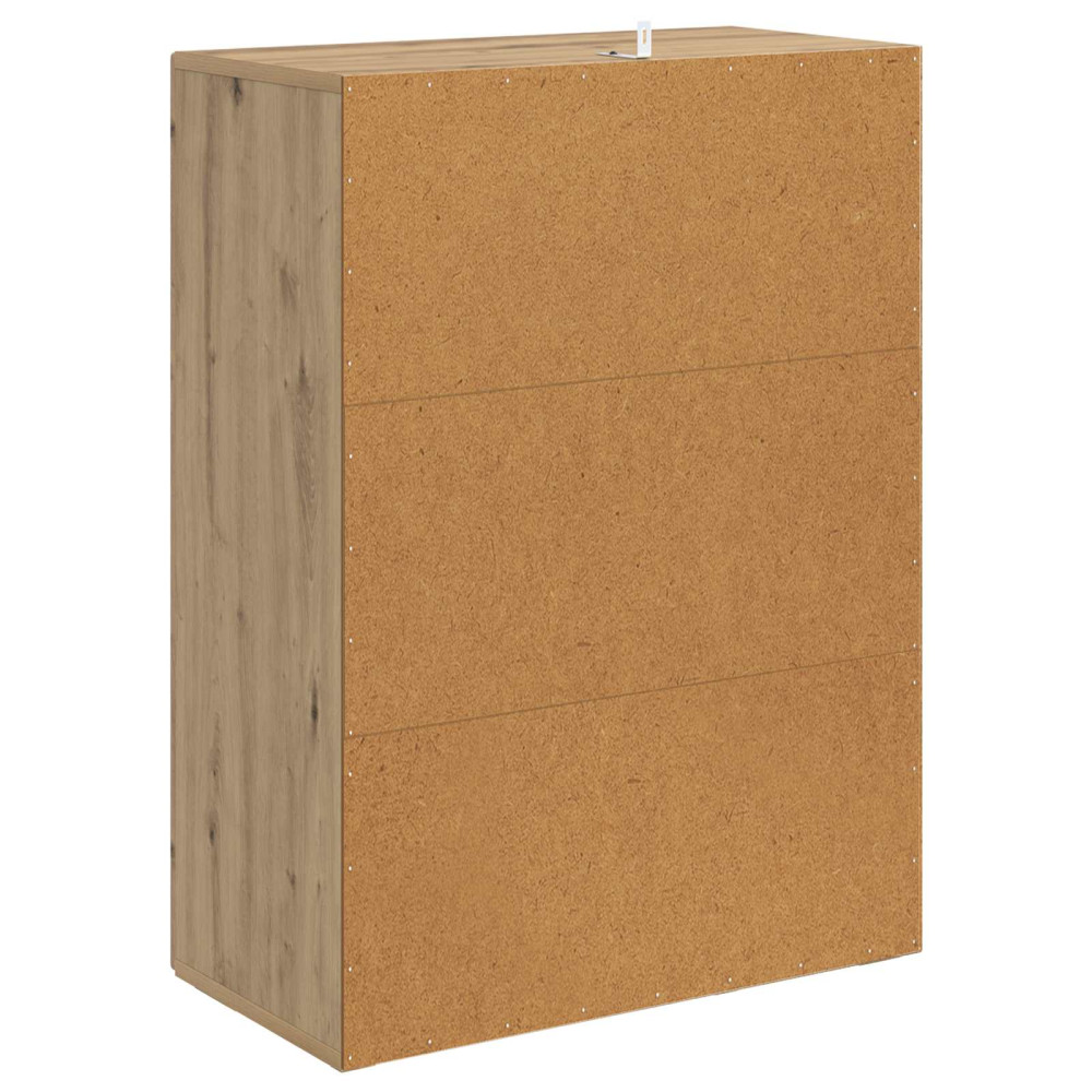 Produktbild för Väggmonterat skåp Artisan-ek 59 x 31 x 60 cm Konstruerat trä