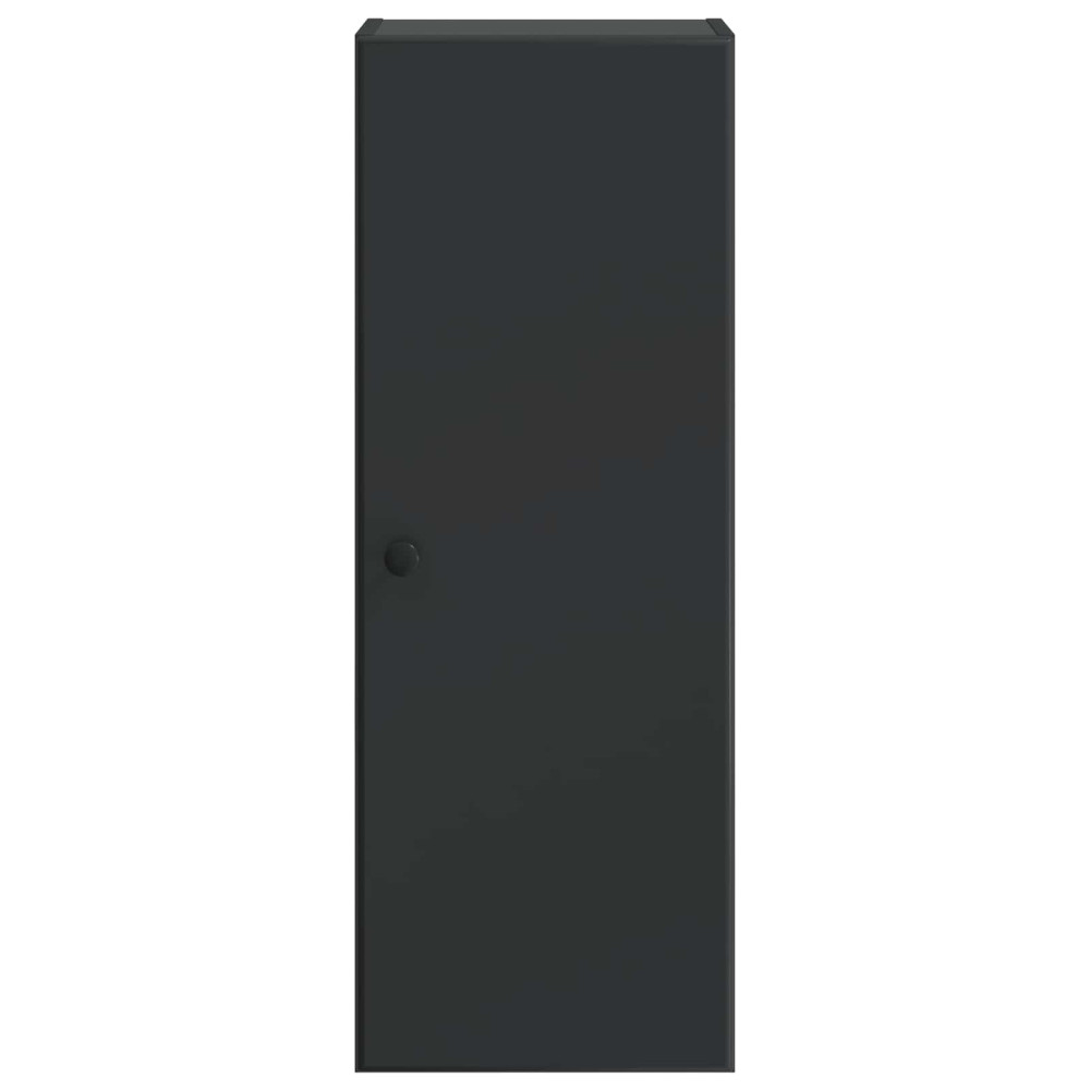 Produktbild för Väggmonterat skåp Svart 33 x 34,5 x 90 cm Konstruerat trä