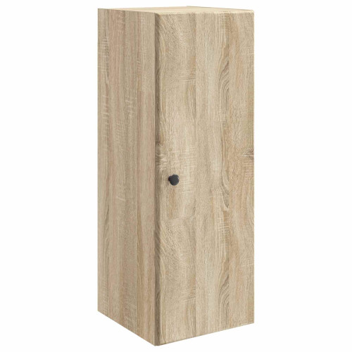 vidaXL Väggmonterat skåp Sonoma-ek 33 x 34,5 x 90 cm Konstruerat trä