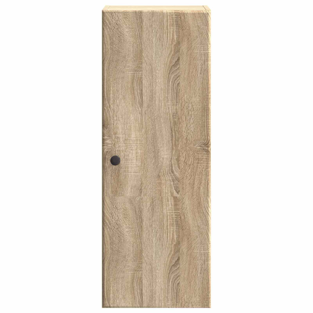 Produktbild för Väggmonterat skåp Sonoma-ek 33 x 34,5 x 90 cm Konstruerat trä